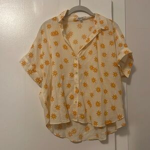 Madewell collared shirt. Size m